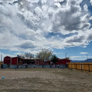 The lot hosts an annual music festival