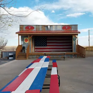 It also had a good-sized stage for bands