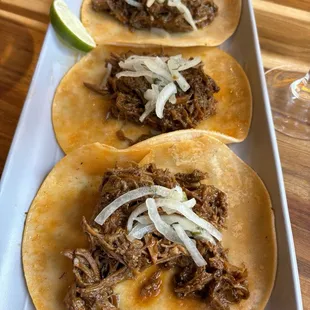 Pork tacos