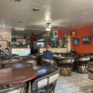 Very spacious dining room with the bar in the back. We will have to try their margaritas soon!