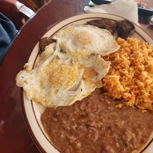 Hubbs got the steak &amp; eggs breakfast. It was good he enjoyed it.