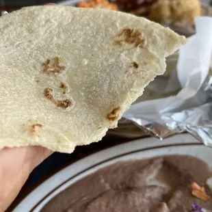 Hand made tortillas