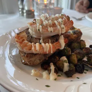 Pork Chop and Shrimp Special