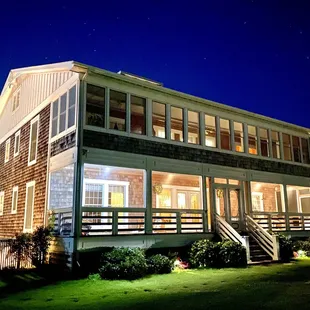 Colington Creek Inn at night.