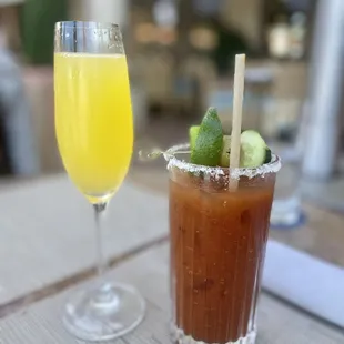 Mimosa and Bloody Deliciousness