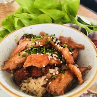 Thai Chicken Lettuce Wraps