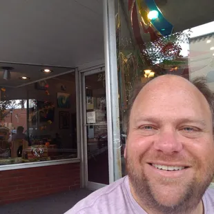 Me in the front entrance