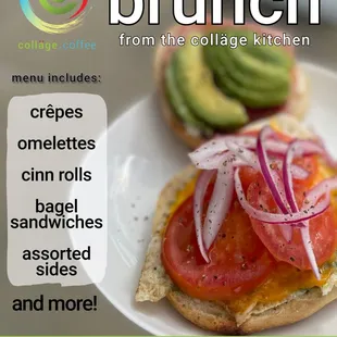 Brunch menu every Saturday!