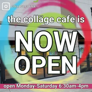 the front of the cafe