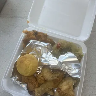 Fried chicken meal