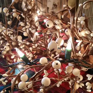 Shop our decorative garland and wreaths in many colors.