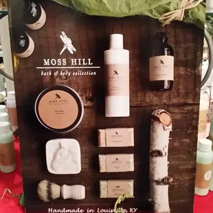 Moss Hill products are always in stock, these products are one of our favorites.