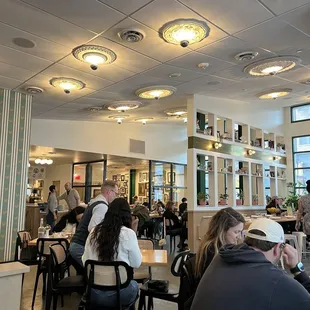Seating area.