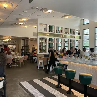 diners at the counter