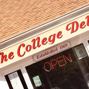 College Delly Exterior