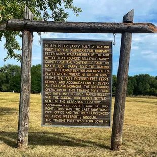 Park History Sign