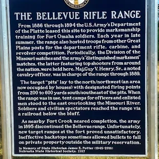 Additional History/Significance Sign