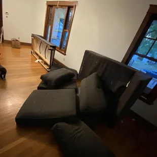 the state they left my couch in.