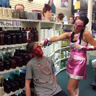 Downtown Students on Halloween