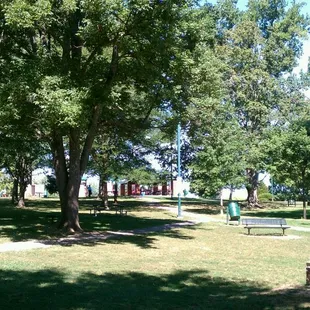 College Park, directly across from the gym.