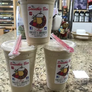 Fresh fruit smoothies
