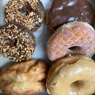 a variety of doughnuts