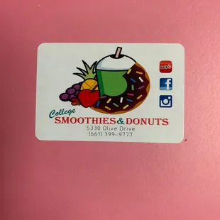 a sticker of a donut