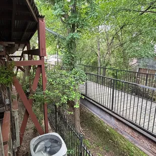 outside
