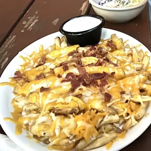 Bacon cheese fries w/ ranch
