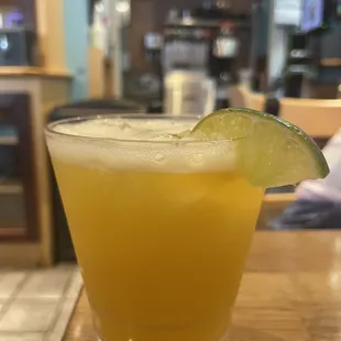 Peach mango margarita