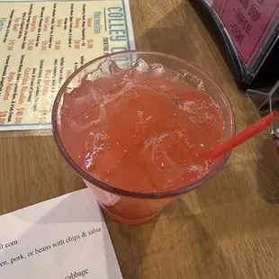 $5 strawberry margarita