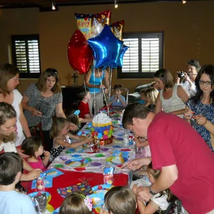 Maggie's Dance Party - cake time! Happy Birthday!