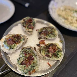 Rockefeller oysters