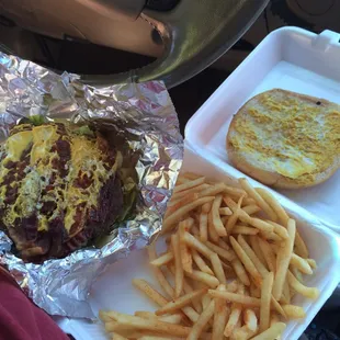 #1 combo and added bacon.