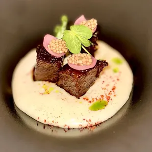The centerpiece of their tapas selection: Short rib