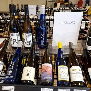 Not been known for wines, but we are working on that here are the new Rieslings we got in this week.