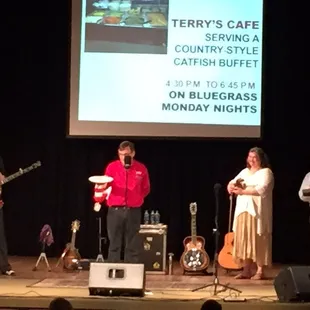 a group of musicians on stage