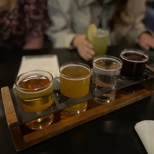 Flight of beers