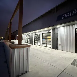 the outside of the building