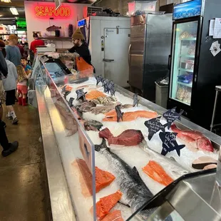 interior, sushi and sashimi