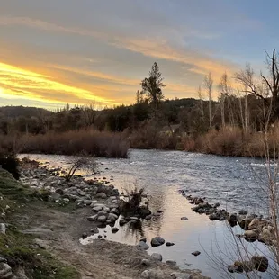 Sunrise from campsite