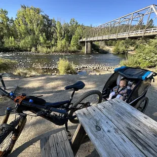 River access with many small pools