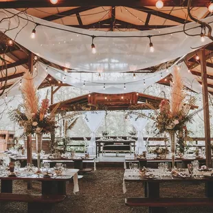 Decorated Camp 1 dining area