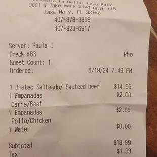 Great price.