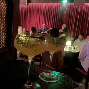 Mexican martini + live band