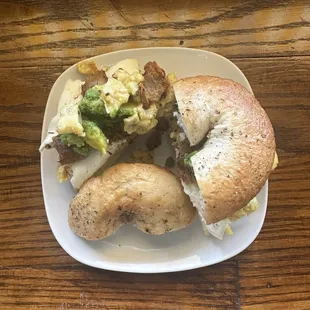 Breakfast bagel