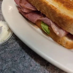 a ham sandwich