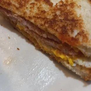 a grilled sandwich