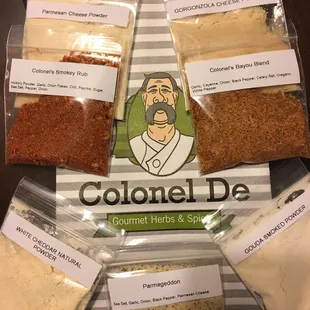 All of our spices to take home!