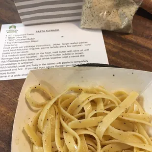 My favorite, creamless pasta alfredo